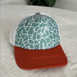 Smartwool White and Green Trucker Hat